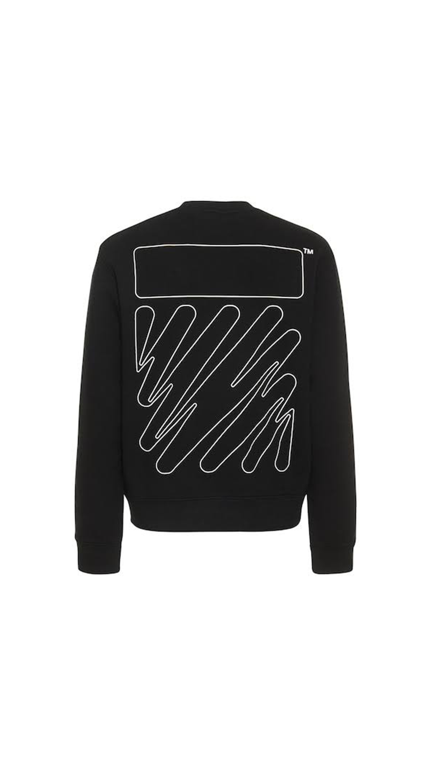 Wave Outl Diag Slim S/S Sweatshirt - Black