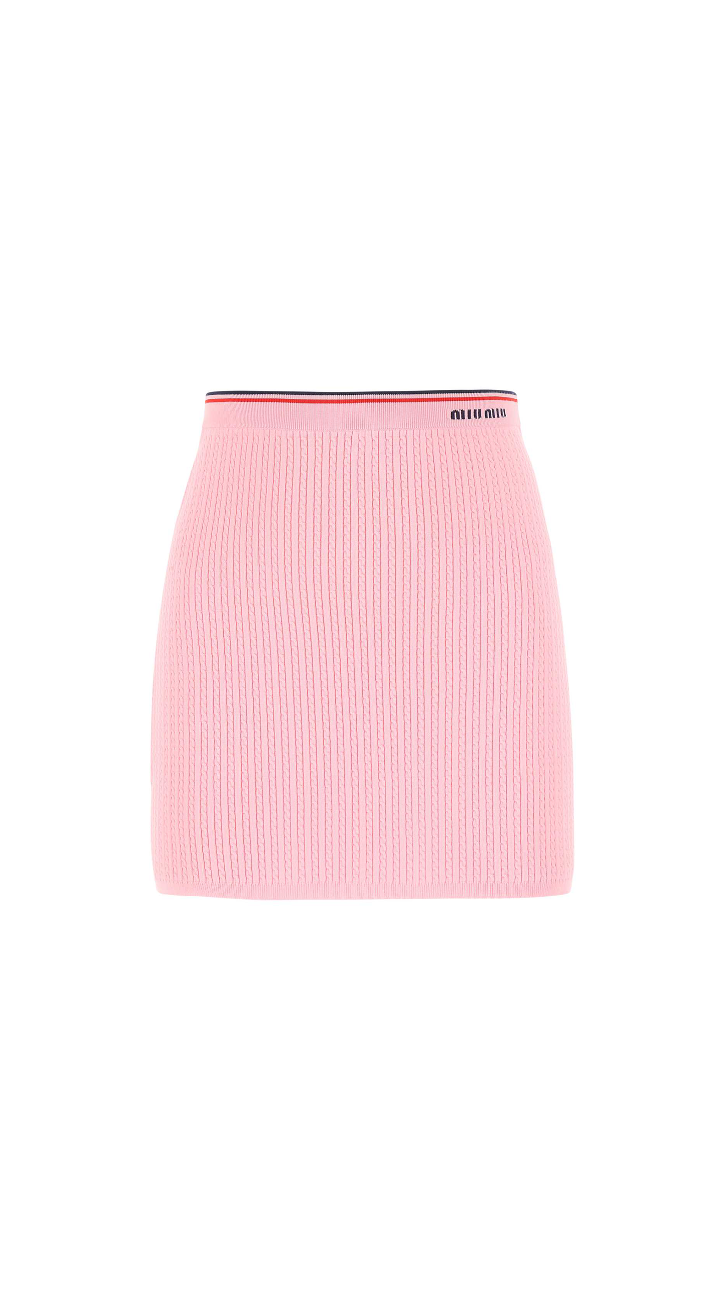 Viscose Mini-Skirt - Pink