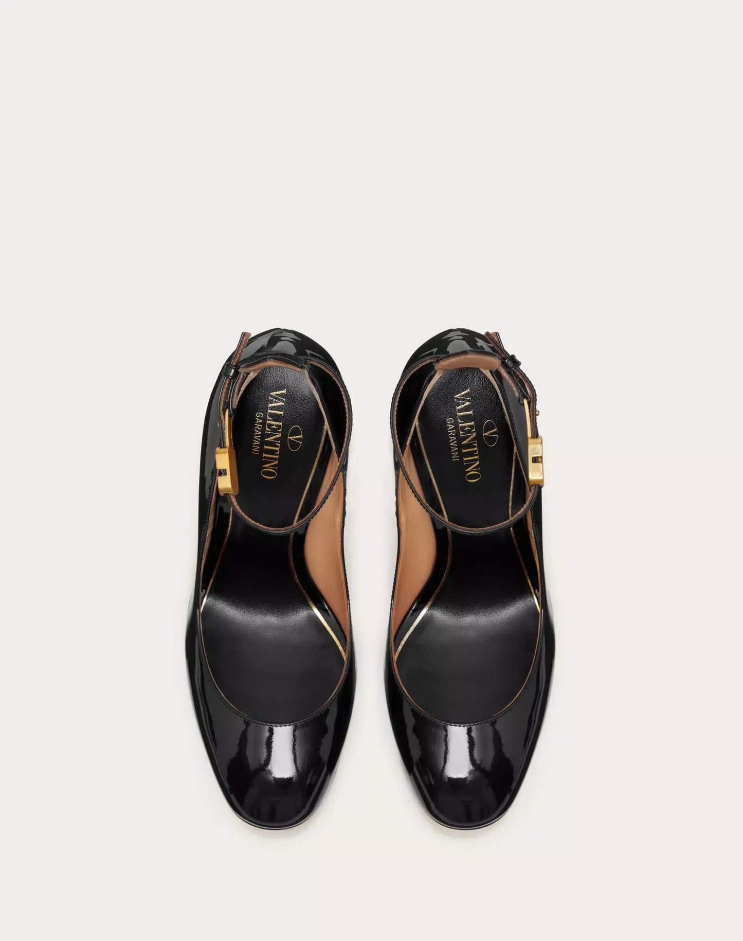 Tan-go Platform Pump in Patent Leather 155mm - Black