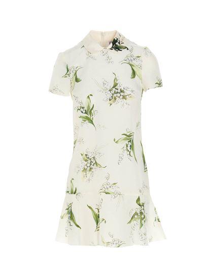 Lily Print Dress - Ivory