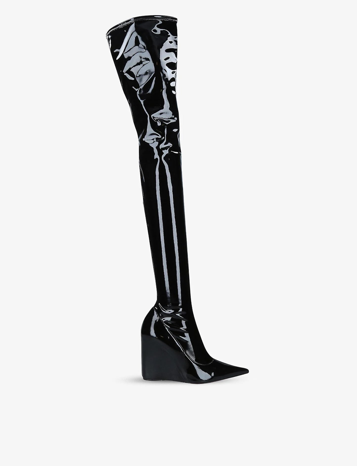 Danielle Thigh High Boots - Black