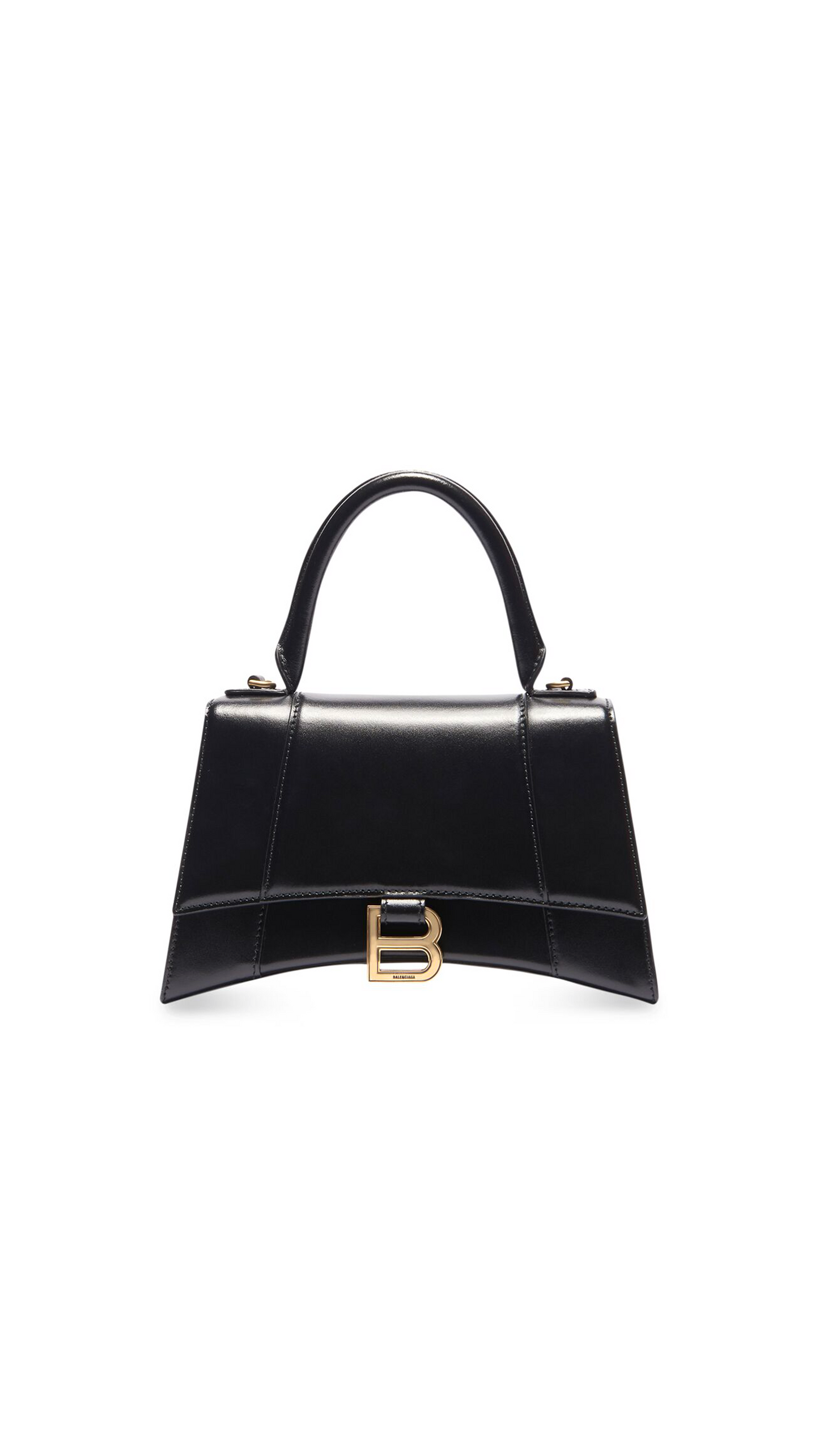 Hourglass Small Handbag - Black