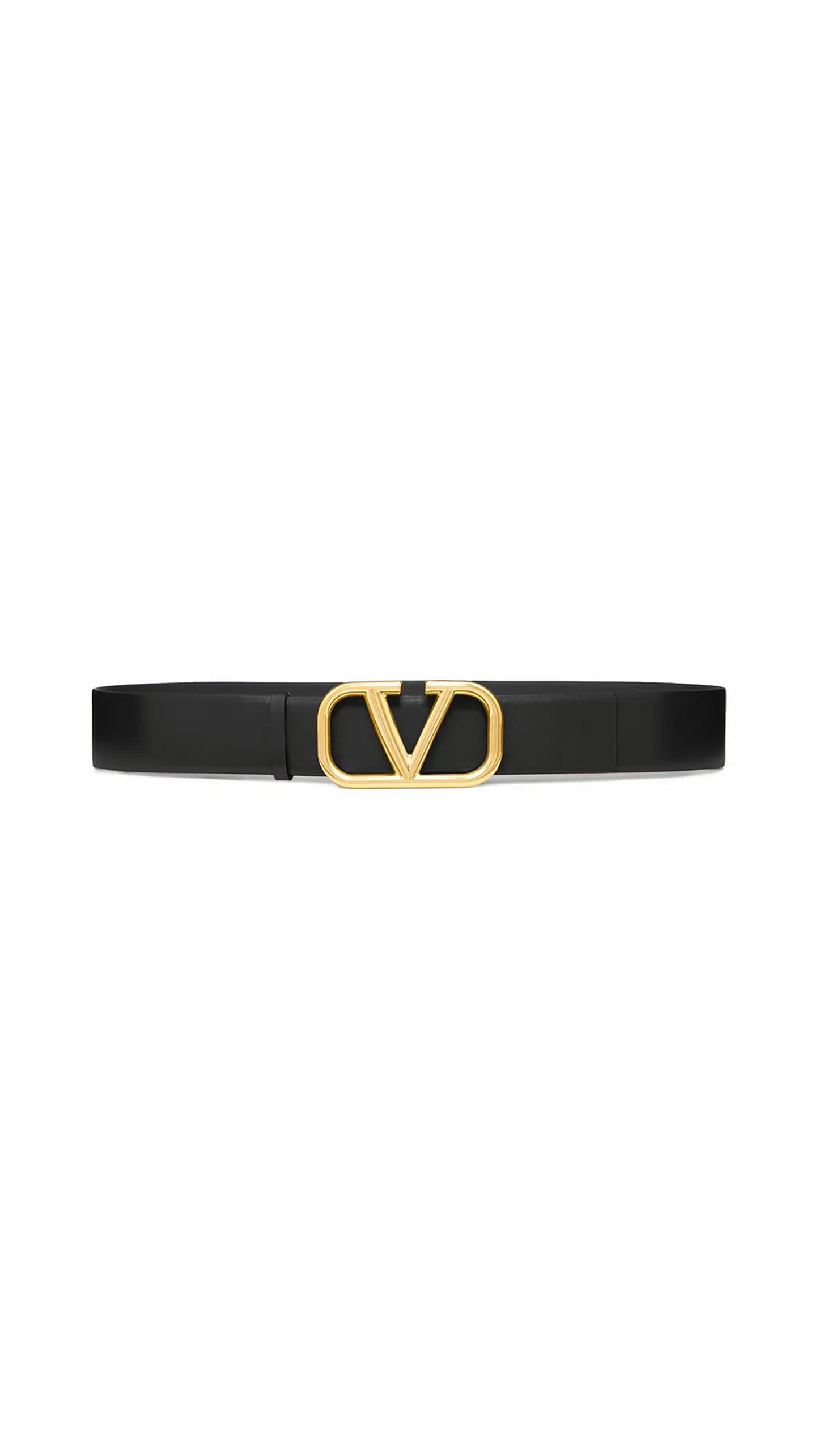 Vlogo Belt 30mm - Black / Gold