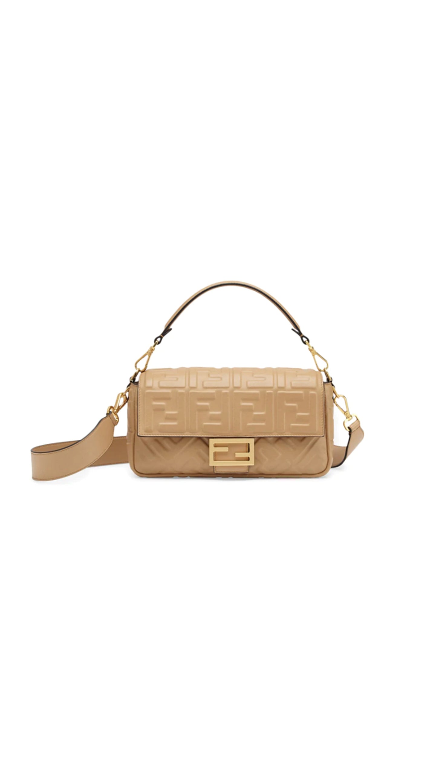 Medium Baguette Bag - Beige