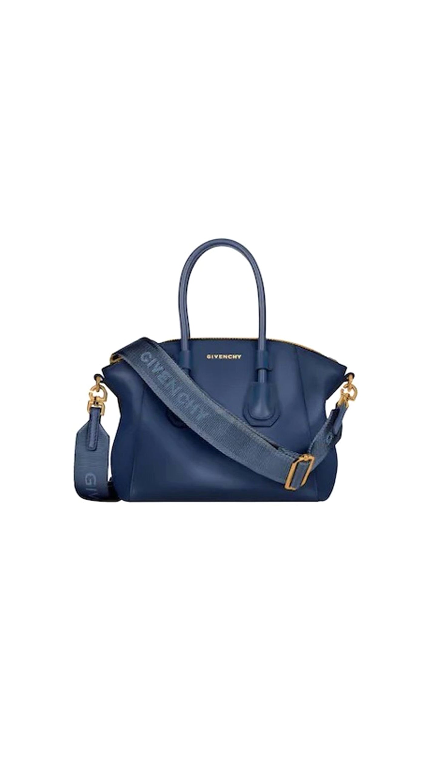 Mini Antigona Sport tote bag - Navy