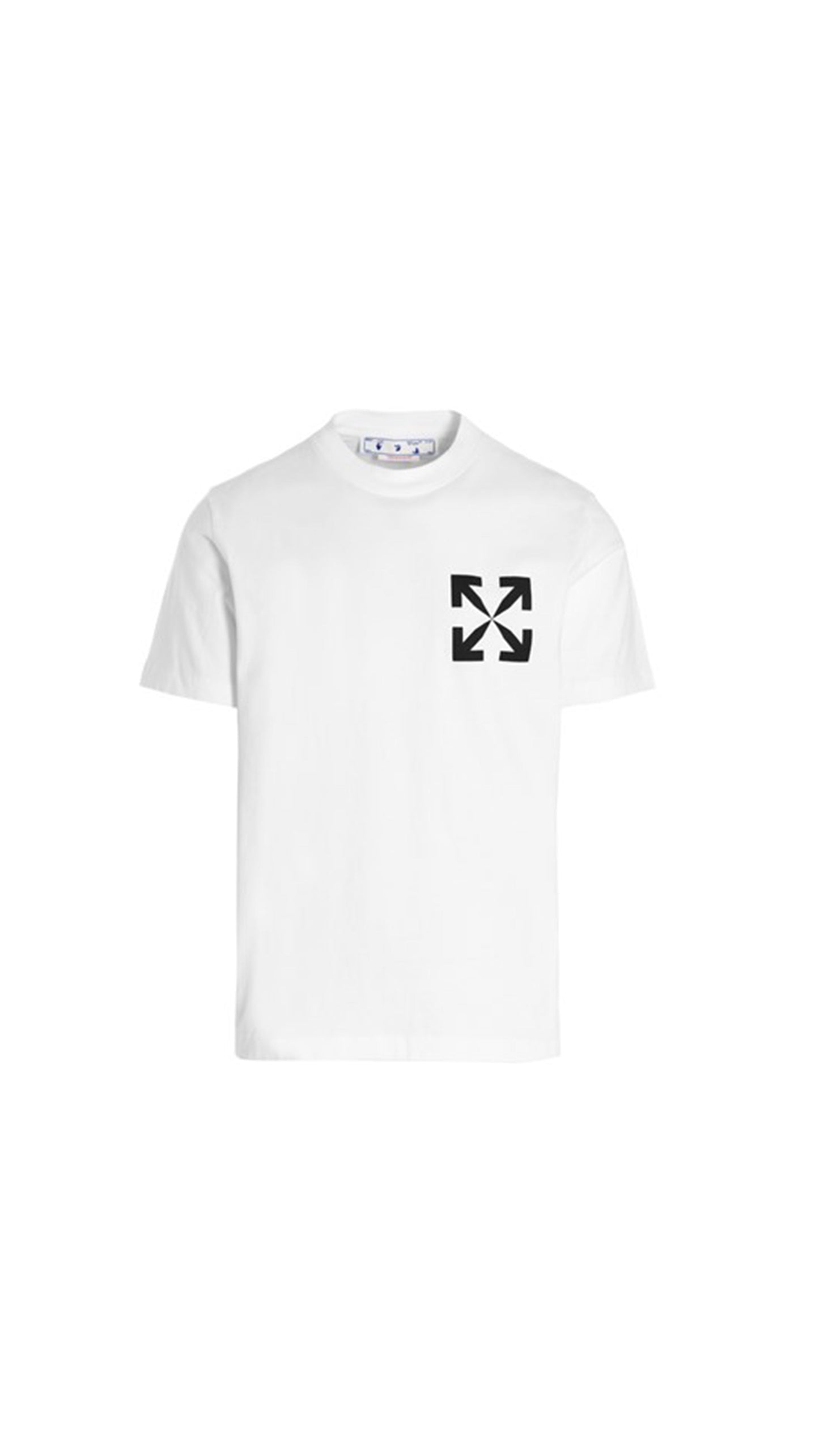 Single Arrow Slim S/S Tee - White