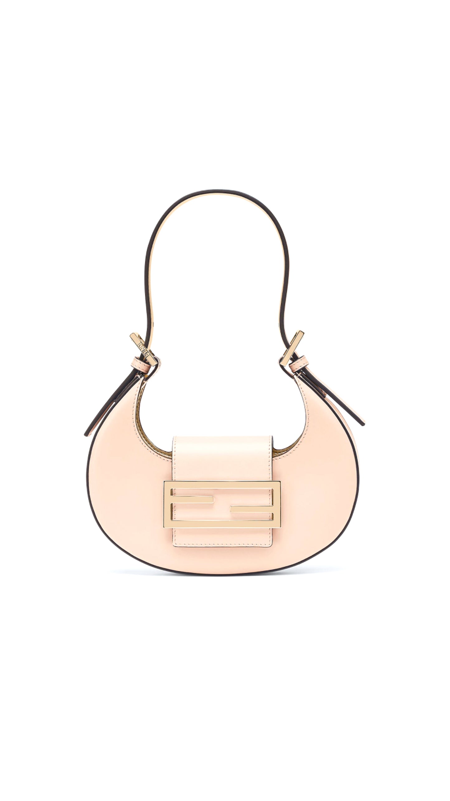 Cookie Leather Mini Bag - Pale Pink