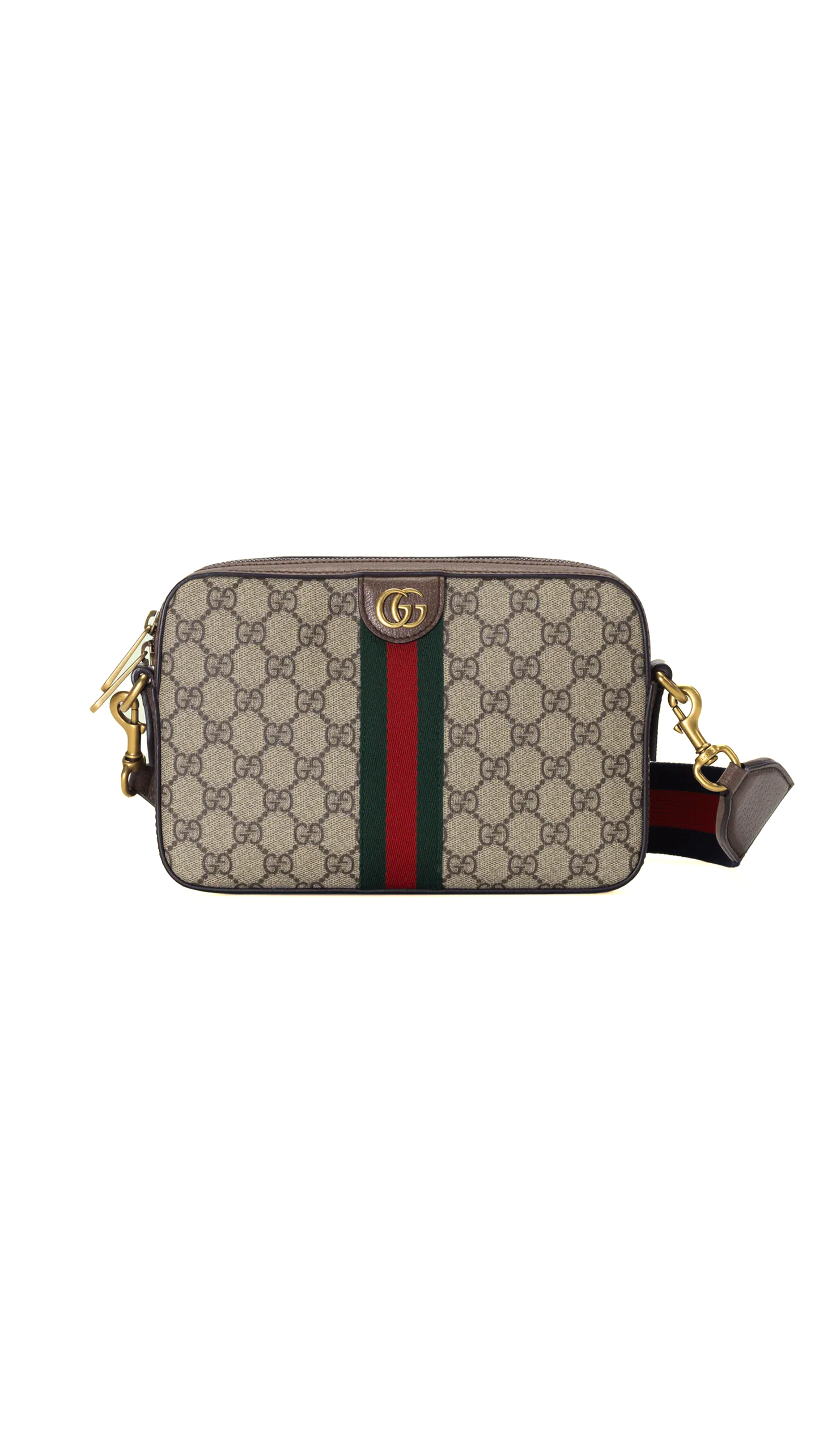 Ophidia GG Shoulder Bag - Brown