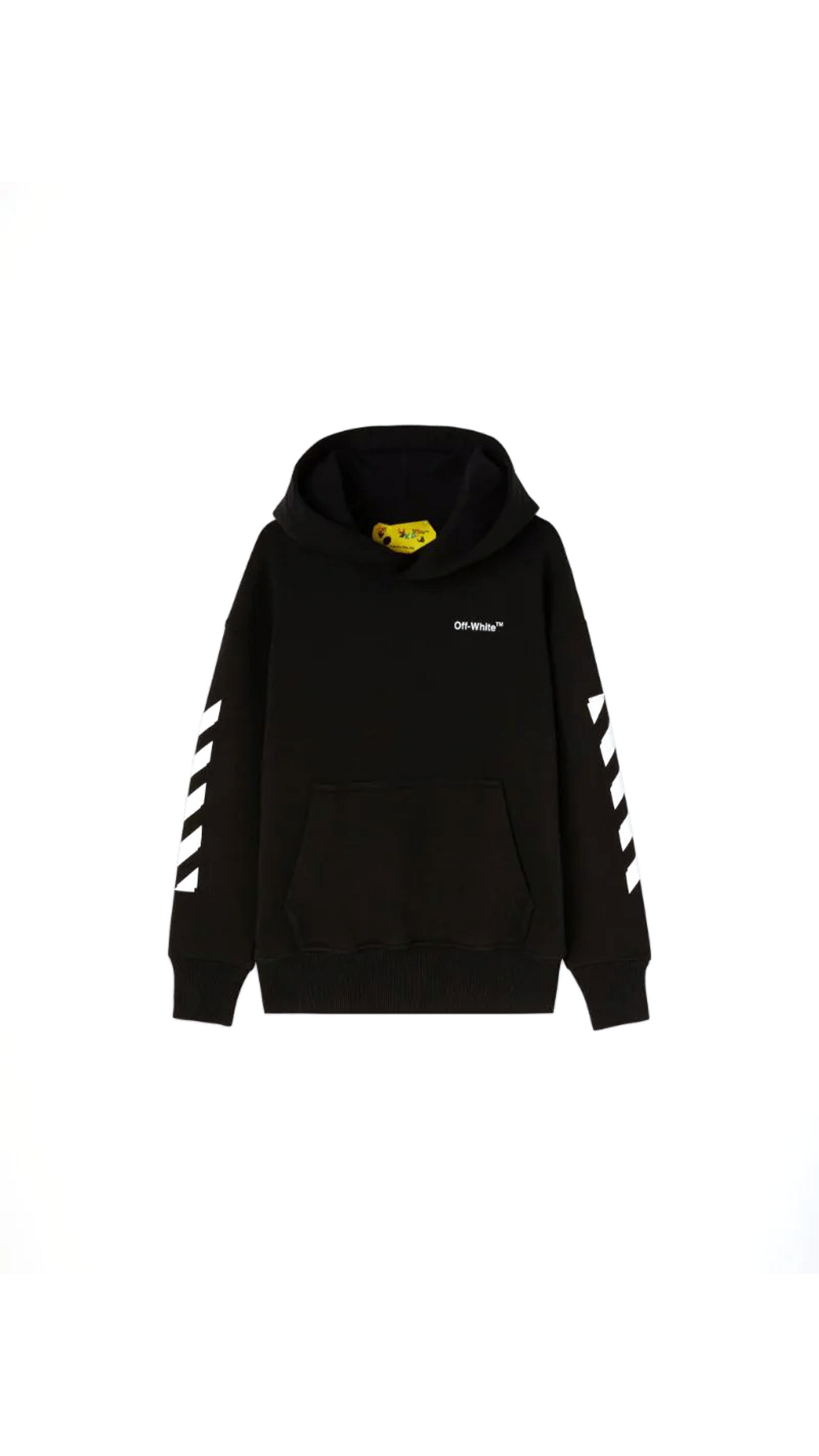 Kids Front Logo Hoodie - Black