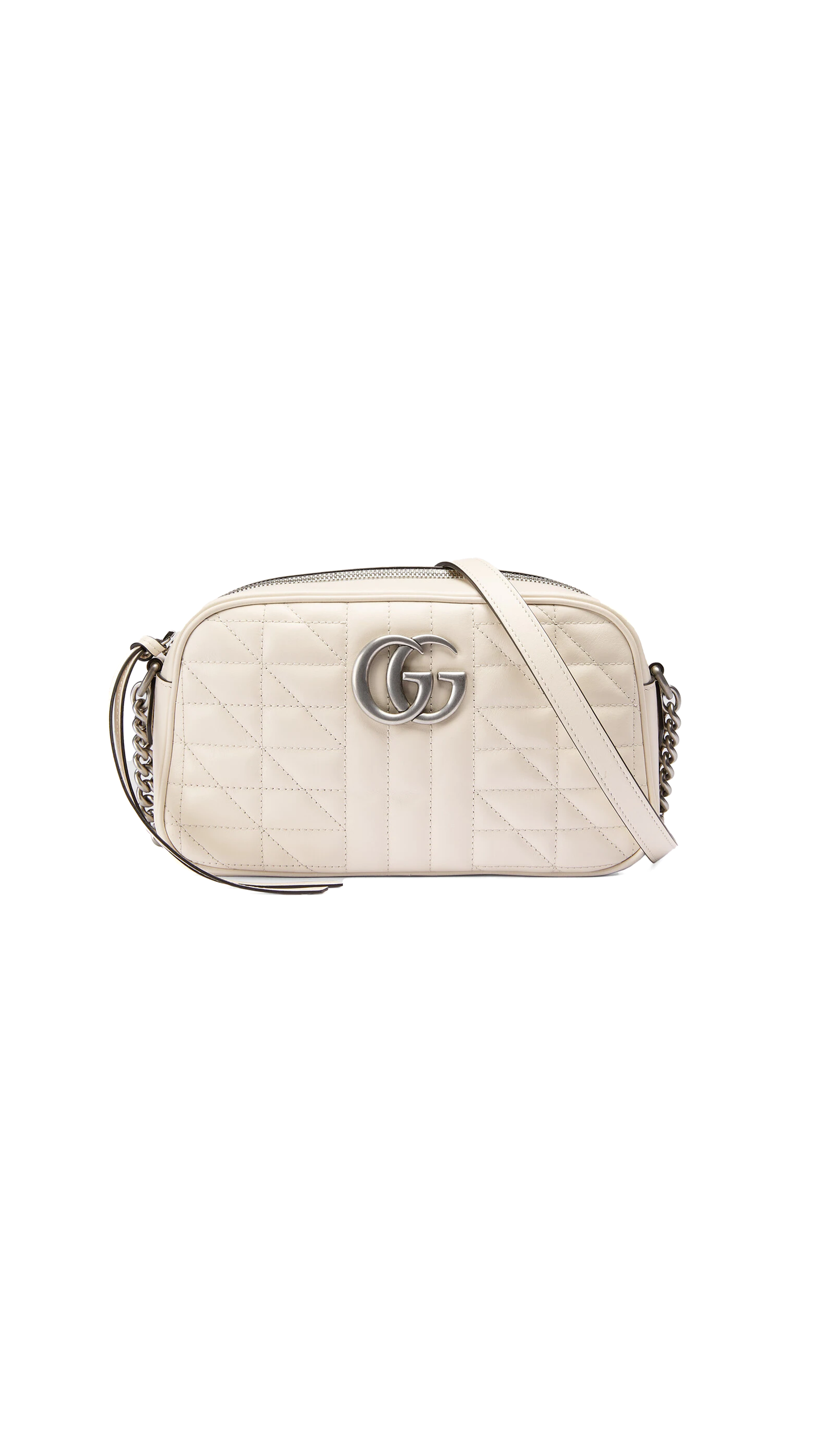 GG Marmont Small Shoulder Bag - Ivory