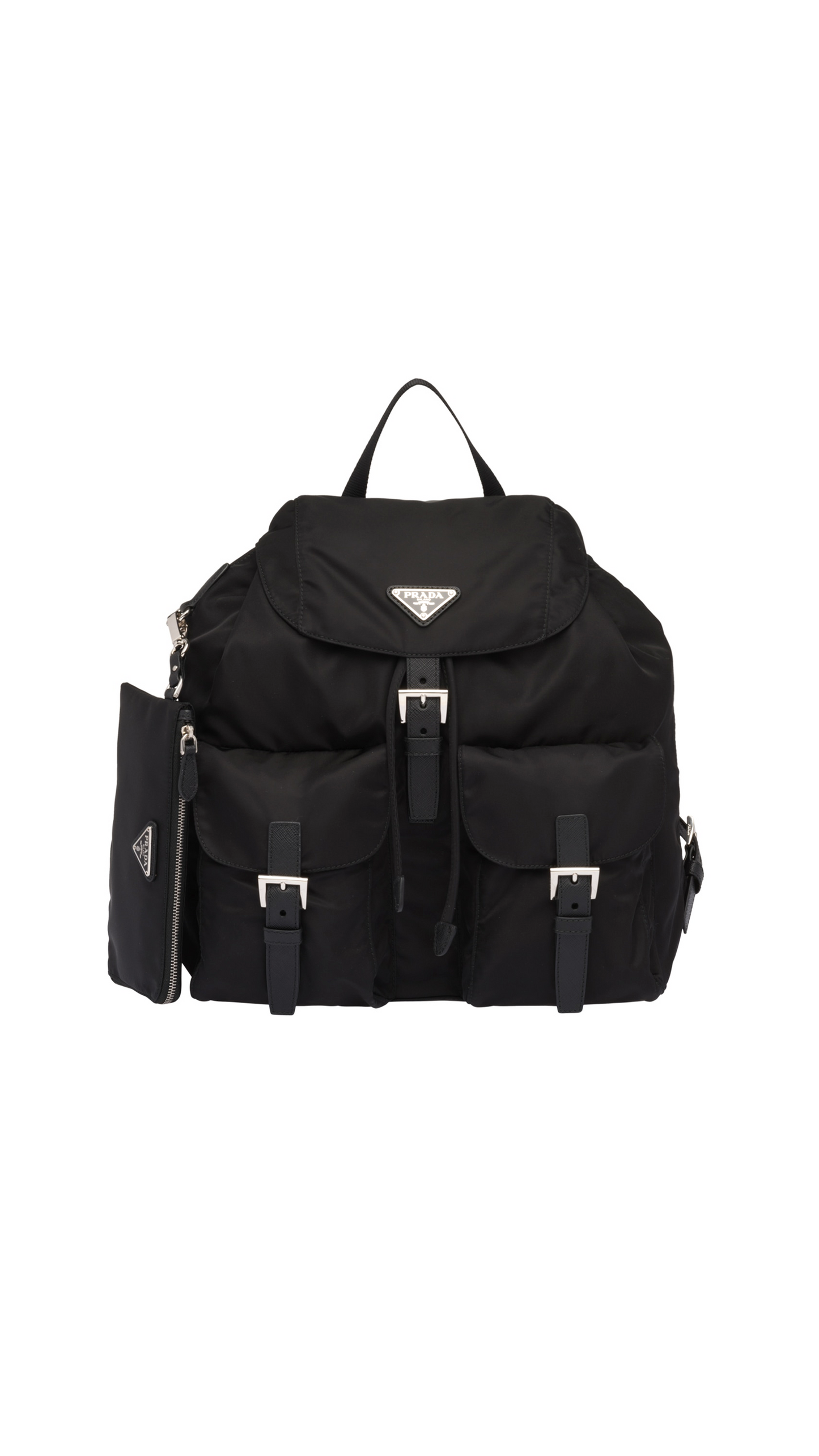 Re-Nylon Medium Backpack - Black