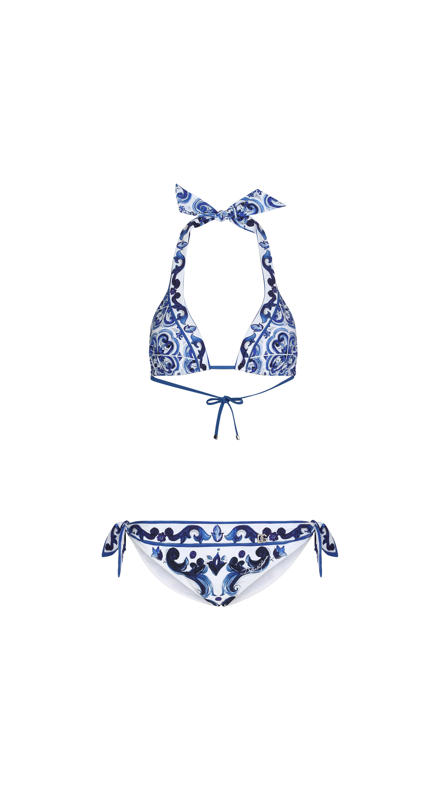 Padded Triangle Bikini - Majolica