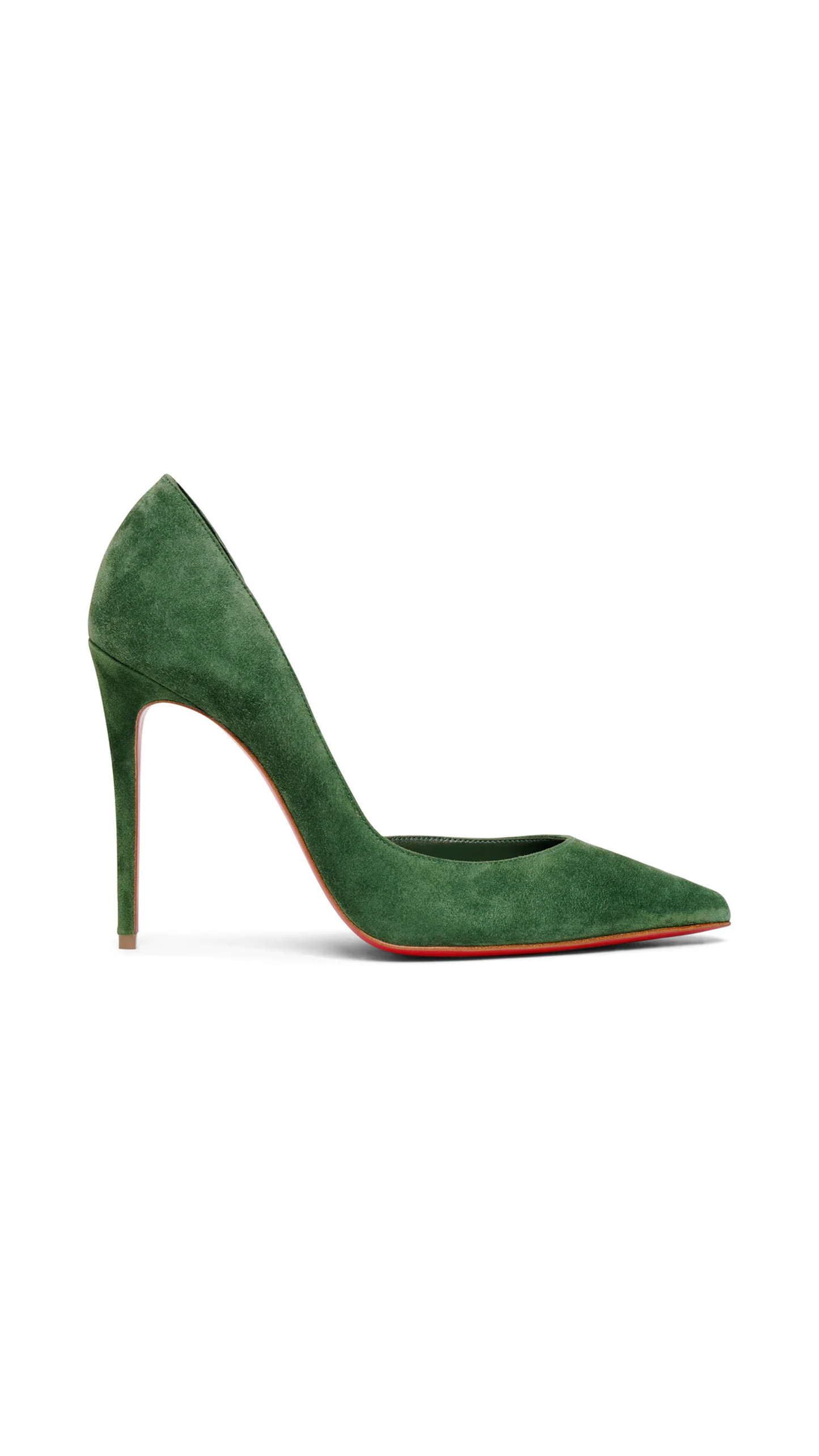Iriza Pump 100mm in Suede - Fan Fan Green
