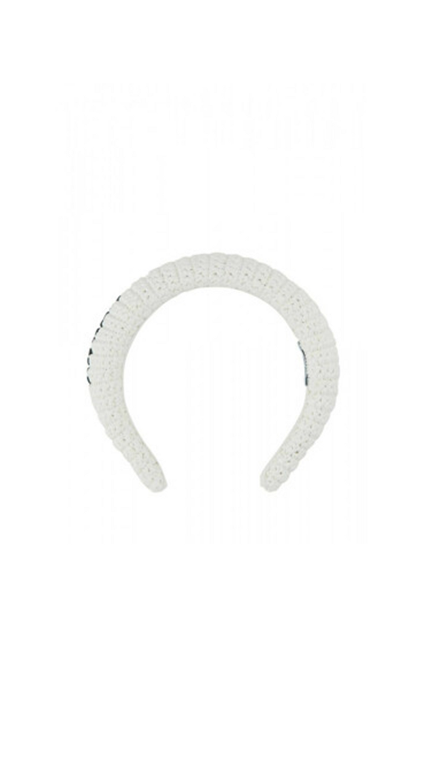 Raffia Headband - White