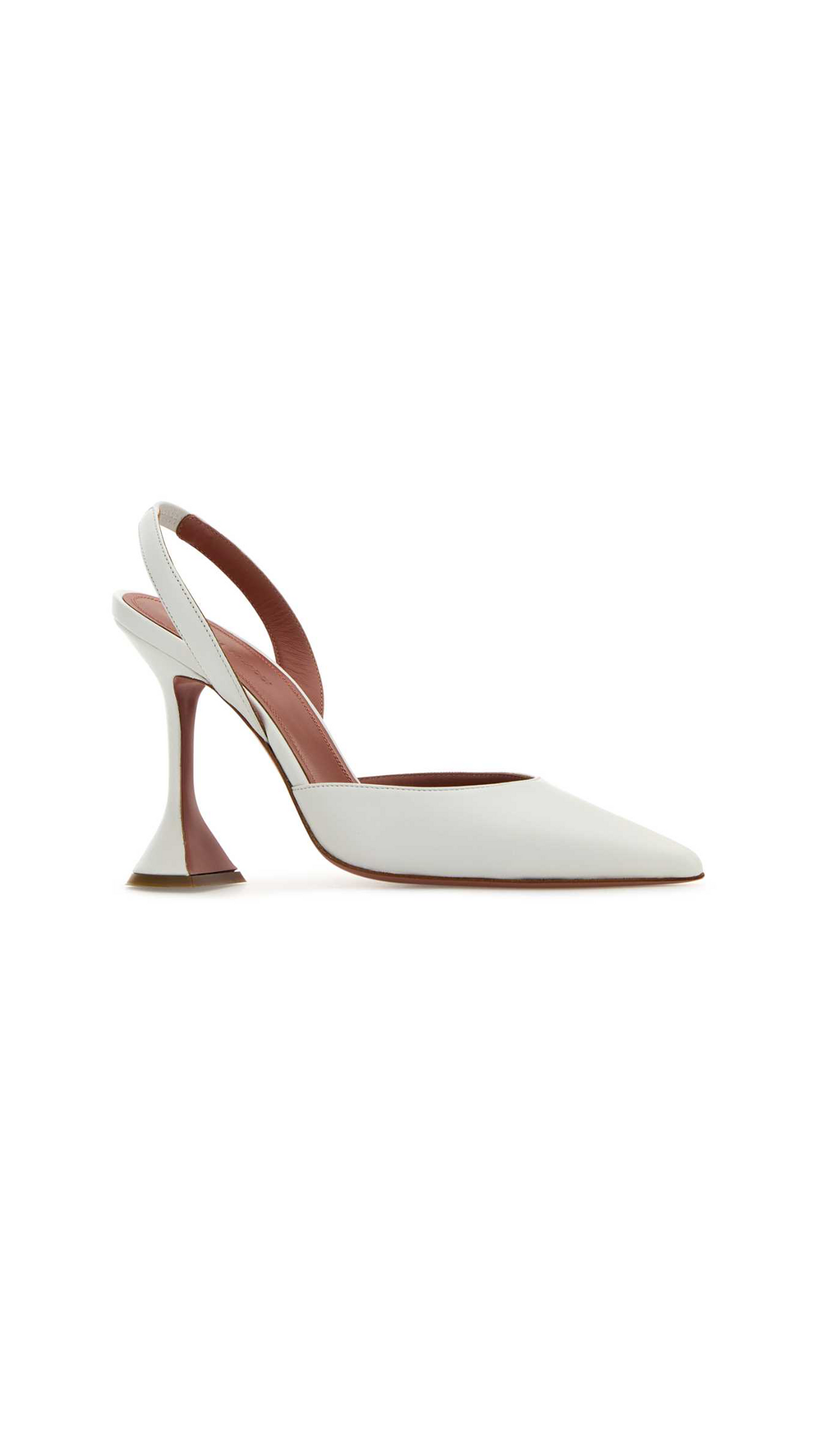 Holli Nappa Slingback - White