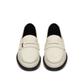Le Loafer Monogram Penny Slippers In Smooth Leather - Pearl