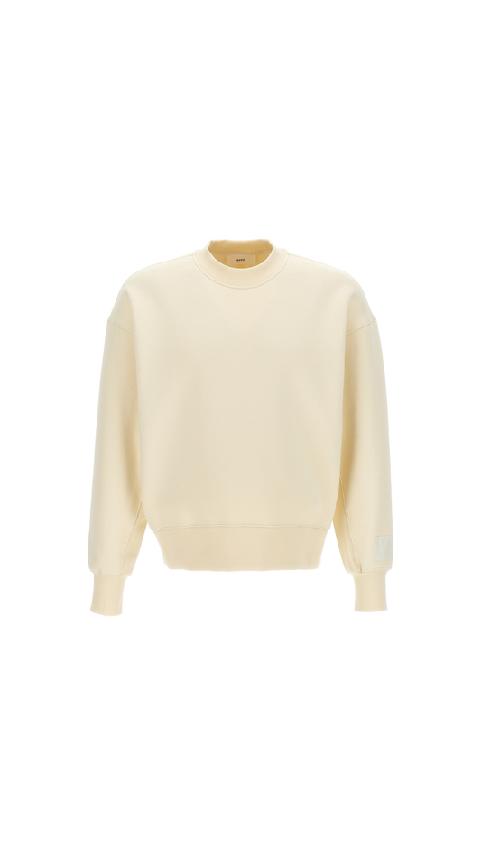 Cotton Sweatshirt - Ivory