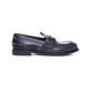 Leather Penny Loafers - Black