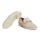 Suede Loafer with Horsebit - Oatmeal