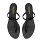 Cassandre Slides in Patent Leather - Black