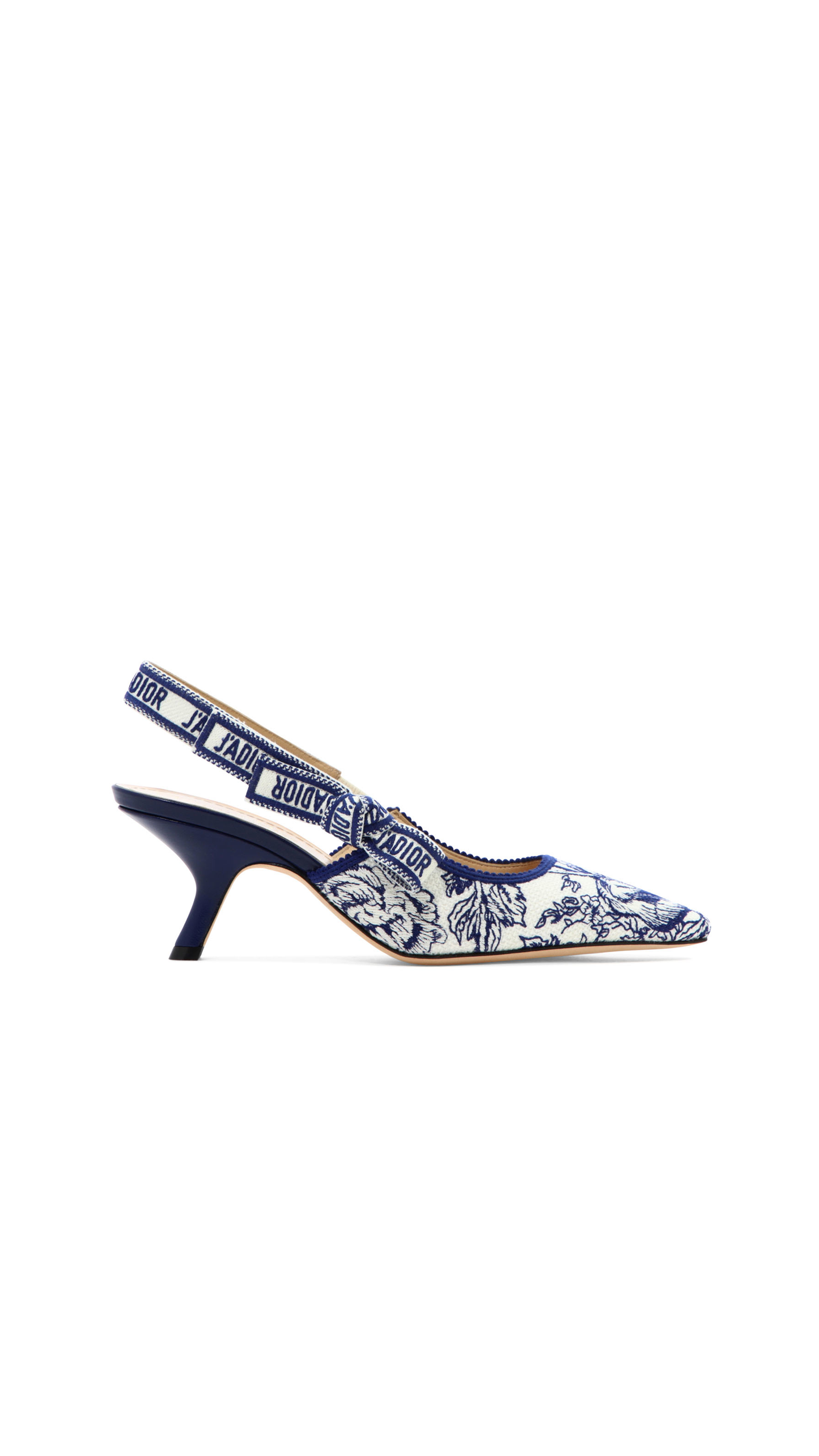 J'Adior Slingback Pump - Blue / White