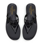 Vlogo Signature Rubber Thong Sandal - Black