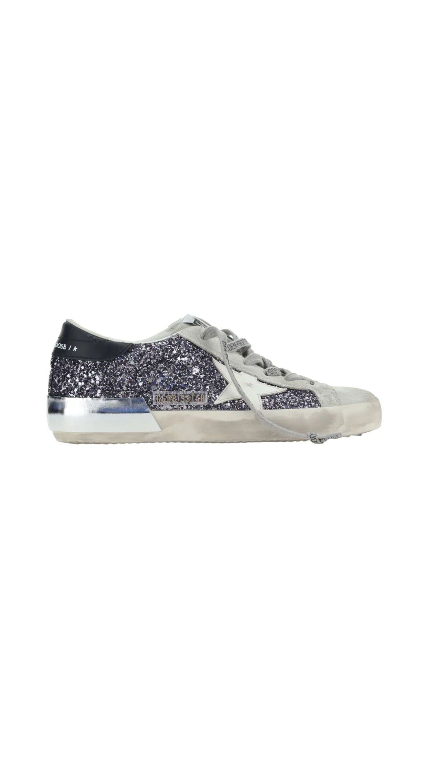 Super Star Sneakers - Silver/Black