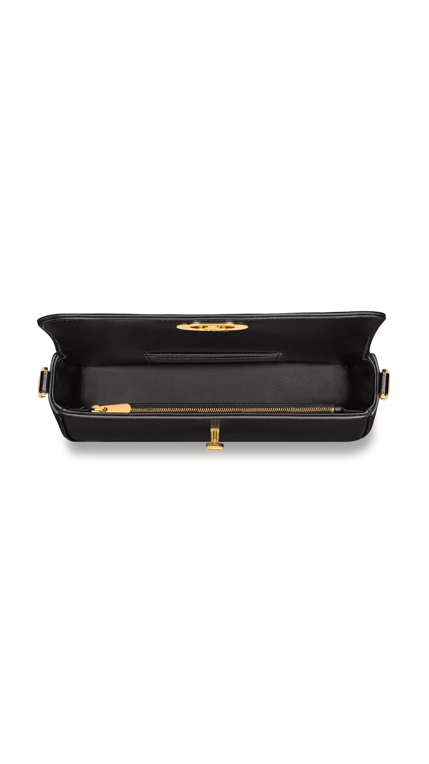 30 Montaigne Avenue East-West Double Carry Mini Bag - Black