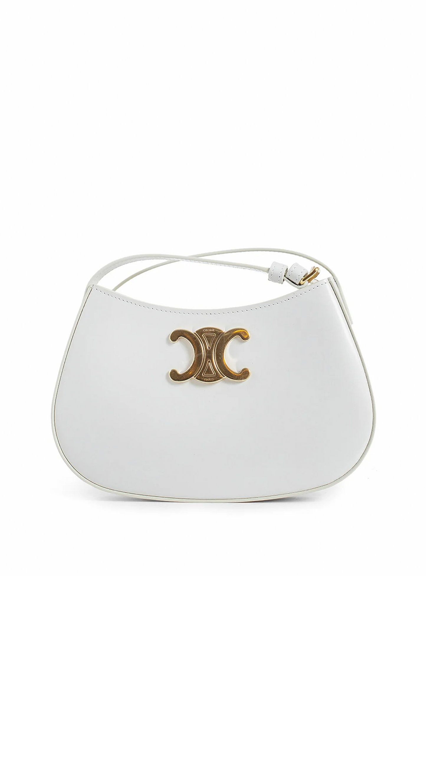 Medium Tilly Bag in Calfskin - White