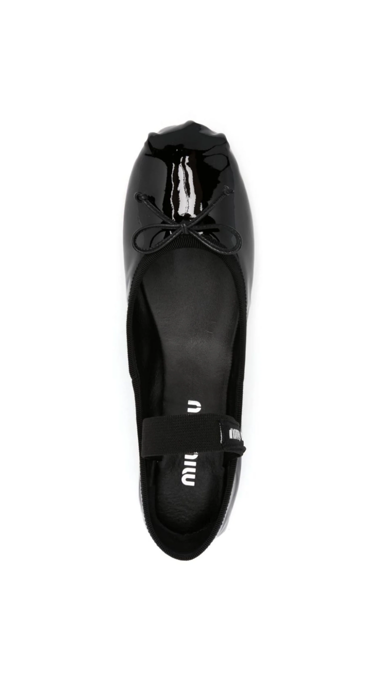 Patent Leather Ballerinas - Black