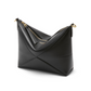 Puzzle Fold Pouch in Shiny Nappa Calfskin - Black