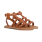 Lympia Gladiator Sandals in Calfskin - Tan