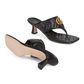 Double G Thong Sandal - Black