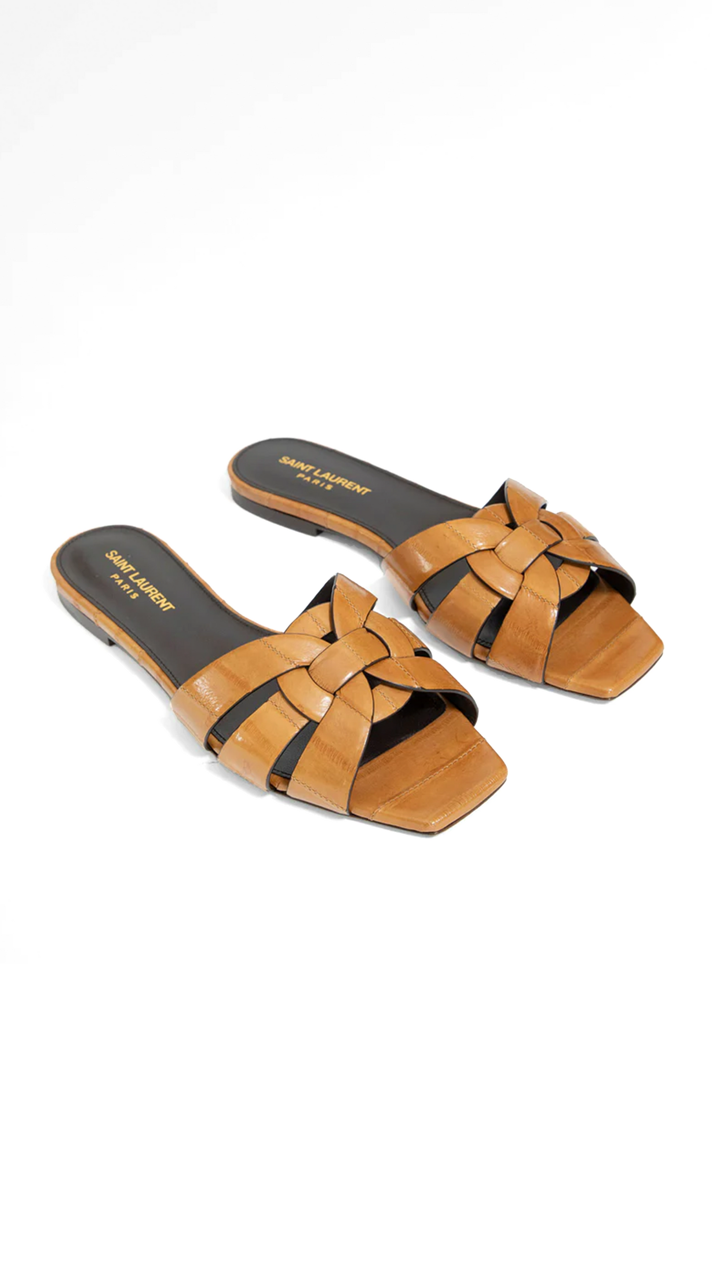 Tribute Mule in Eelskin - Tan