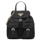 Re-nylon Mini Backpack with Chain - Black