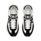 Mixed-Material DG Cushion Sneakers - Black/White