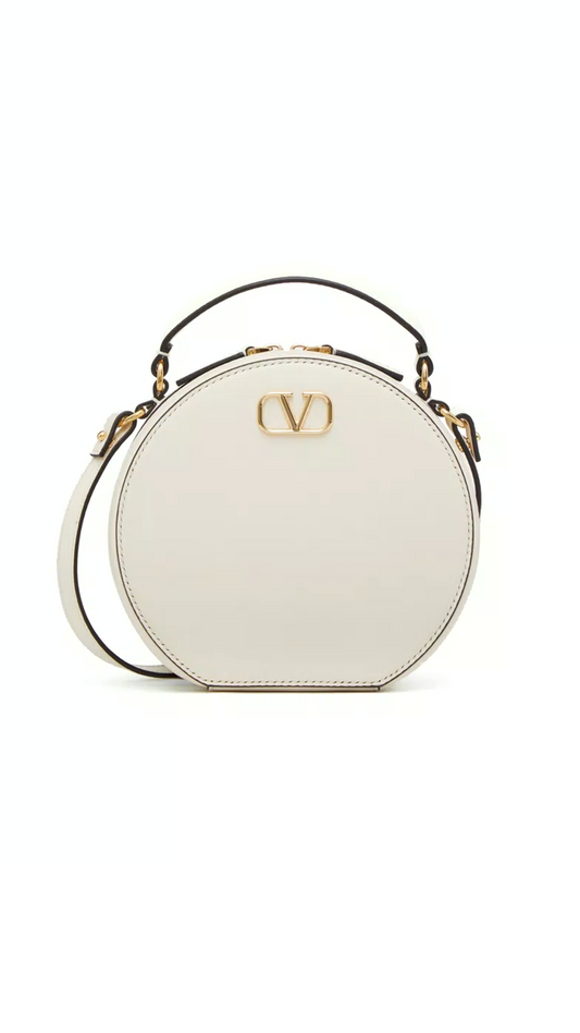 Vlogo Signature Calfskin Mini Bag - Ivory