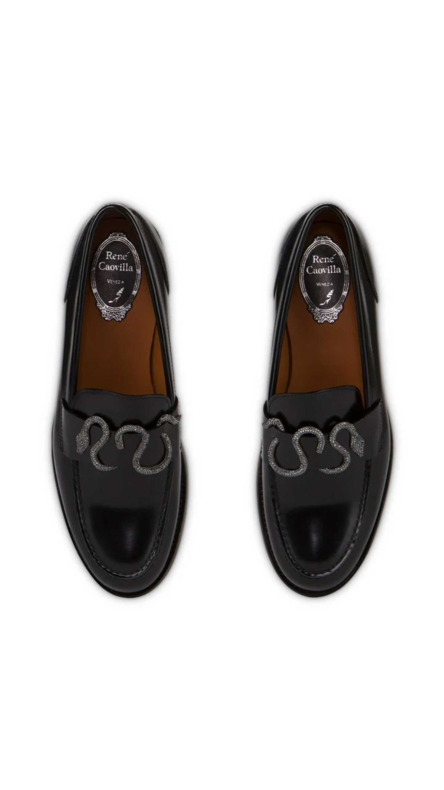 Morgana Crystal Loafer 20 - Black/Silver
