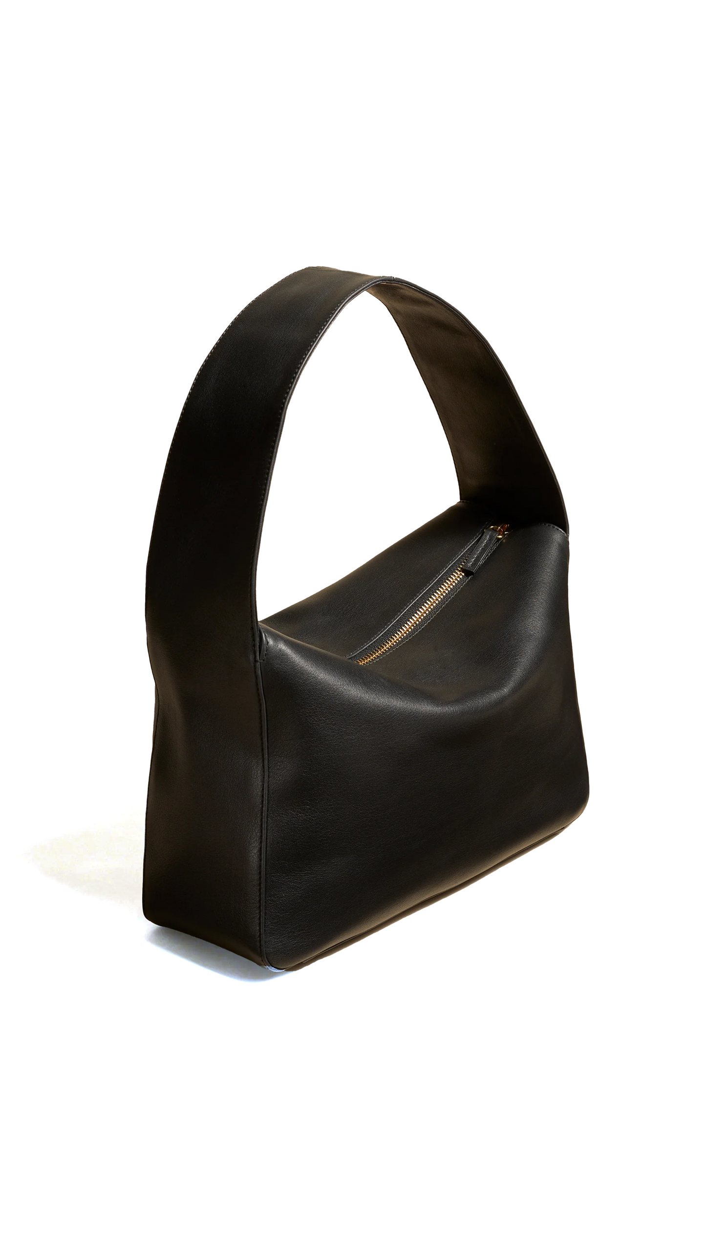 The Elena Leather Bag - Black