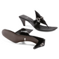 Thong Sandals with Horsebit - Black