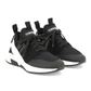 Neoprene Suede Jago Sneaker - Black/White