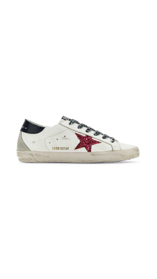 Super Star Sneakers - White/Red/Black