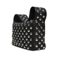 The Elena Bag with Studs in Grained Leather - Black