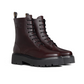 Bulky Lace-up Boot in Calfskin - Dark Brown