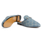 Denim Princetown Slipper - Blue