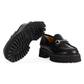Lug Loafer with Horsebit - Black