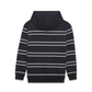 YSL Striped Hoodie - Noir/Naturel