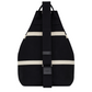 Rive Gauche Sling Bag in Canvas - Black/White