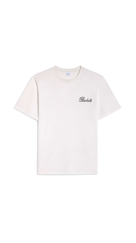 Small Embroidered Thabor T-Shirt - Blanc Optique