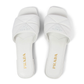 Quilted Nappa Leather Slides - White